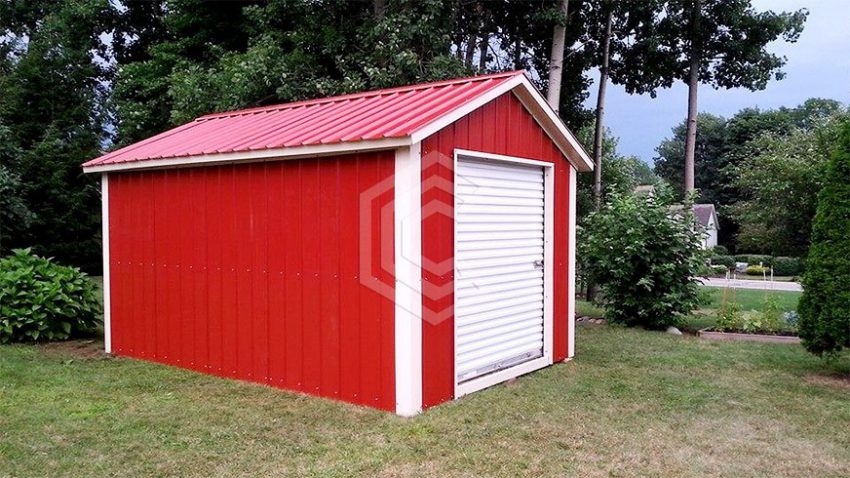 12x15x9 vertical roof outdoor storage building