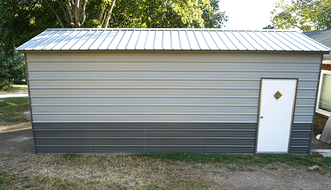 12x26 Vertical Roof Garage