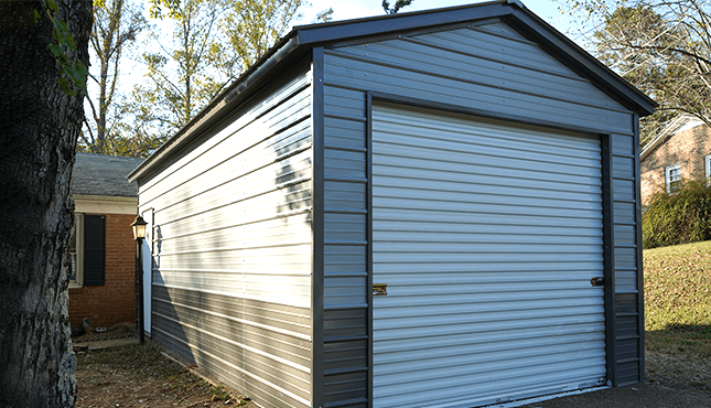12x26 Vertical Roof Garage
